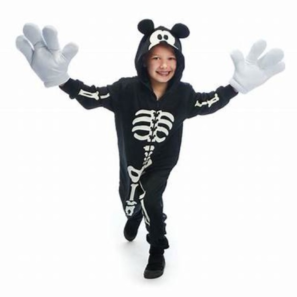 New Mickey Skeleton Onesie. Sz 3